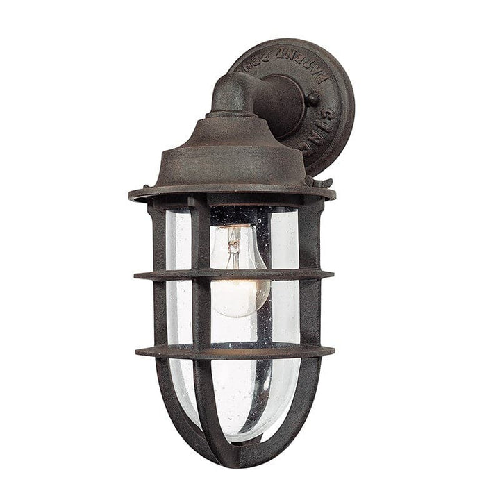 Wilmington 1Lt Wall Lantern-Troy Lighting-TROY-B1866-HBZ-Outdoor Wall Sconces6.75" W x 14.5" H-2-France and Son