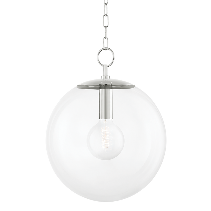 Juliana 1 Light Pendant-Mitzi-HVL-H609701L-PN-PendantsPolished Nickel-3-France and Son