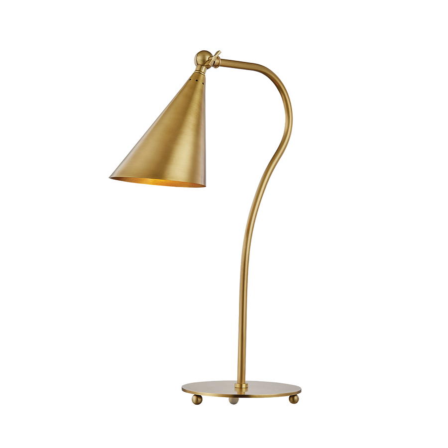 Lupe 1 Light Table Lamp-Mitzi-HVL-HL285201-AGB-Table LampsAged Brass-1-France and Son