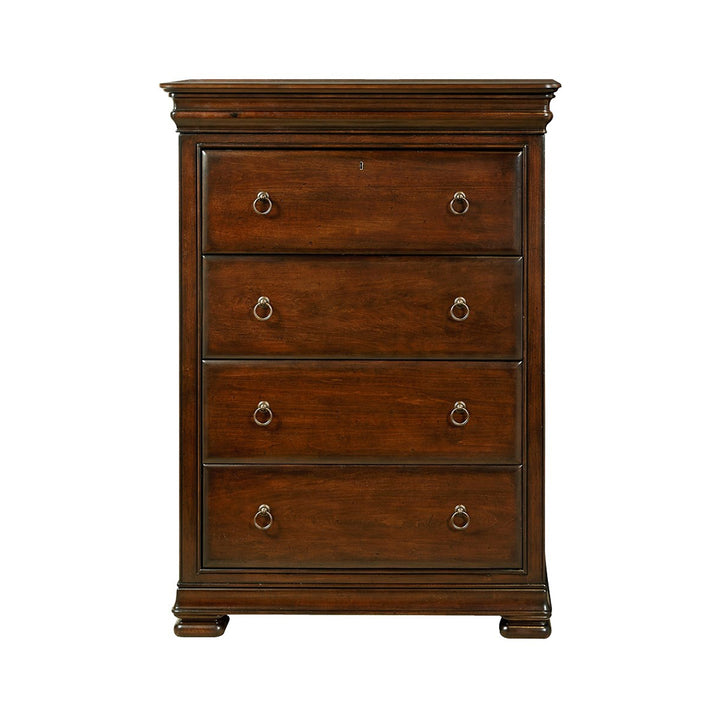 Reprise Drawer Chest-Universal Furniture-UNIV-581155-DressersClassical Cherry-1-France and Son