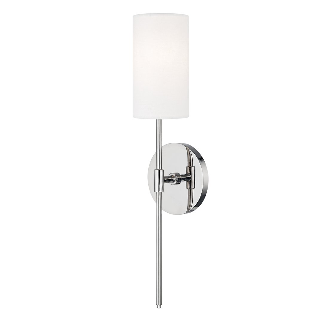 Olivia 1 Light Wall Sconce Tall-Mitzi-HVL-H223101-PN-Wall LightingPolished Nickel-3-France and Son