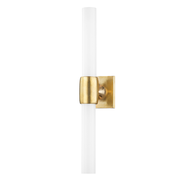 Hogan 2 Light Wall Sconce-Hudson Valley-HVL-7332-AGB-Outdoor Wall Sconces-1-France and Son