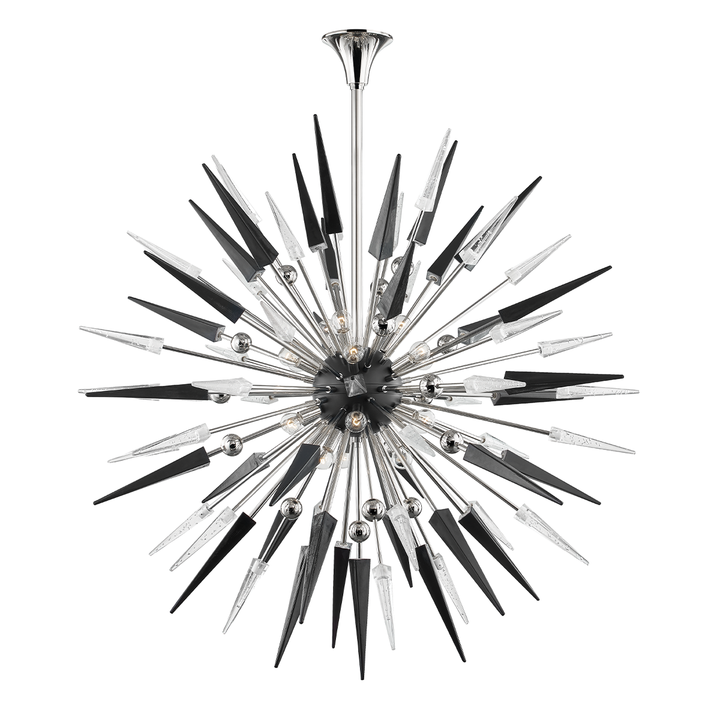 Sparta 18 Light Chandelier-Hudson Valley-HVL-9047-PN-ChandeliersPolished Nickel-2-France and Son