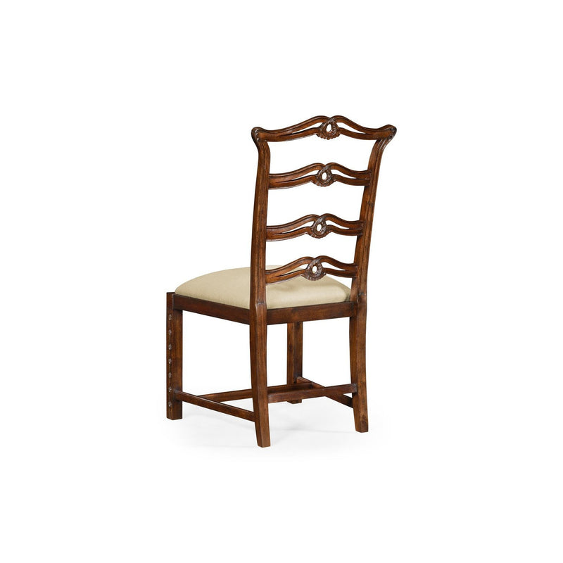 Chippendale Pierced Back Side Chair-Jonathan Charles-JCHARLES-492468-SC-MAH-F200-Dining ChairsF200-3-France and Son