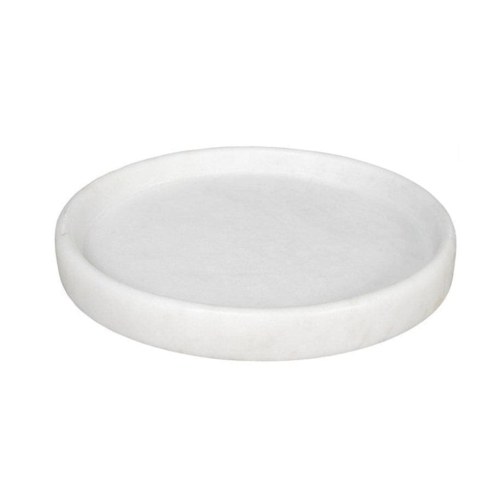 Round Tray, White Stone-Noir-NOIR-AC138-16-Trays16"-1-France and Son