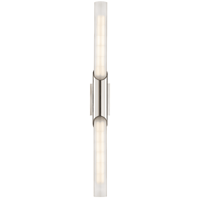 Pylon 2 Light Wall Sconce Polished Nickel-Hudson Valley-HVL-2142-PN-Wall Lighting-1-France and Son