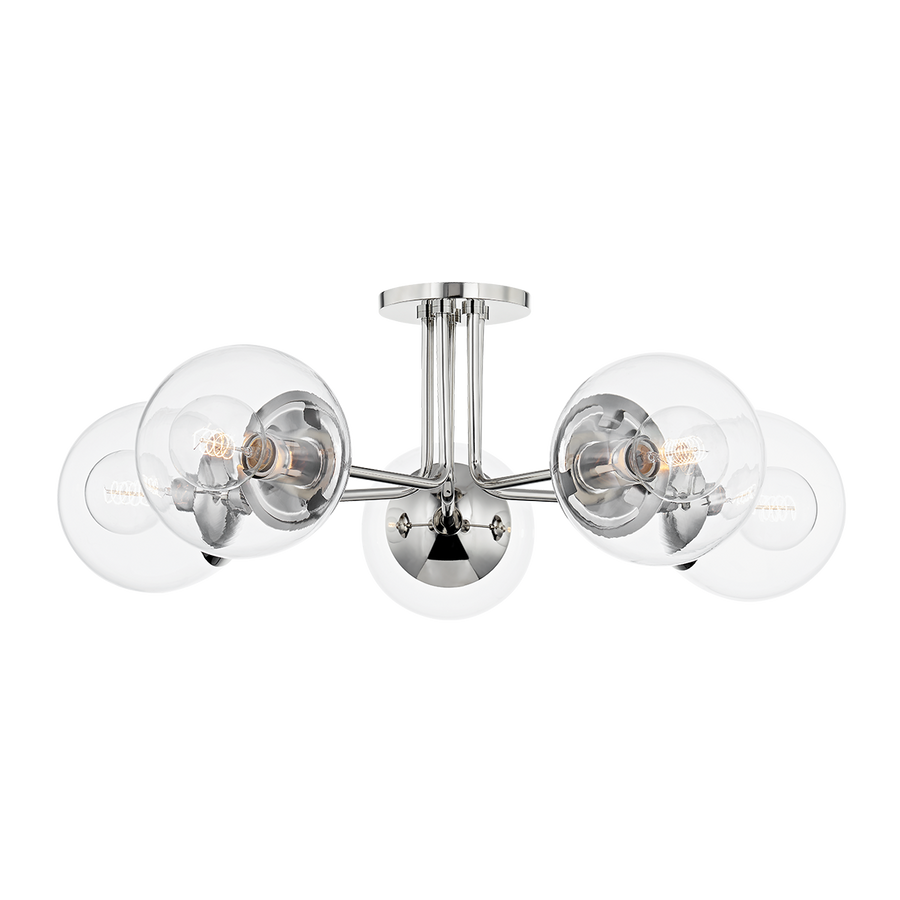 Meadow Polished Nickel-Mitzi-HVL-H503605-PN-Pendants-1-France and Son