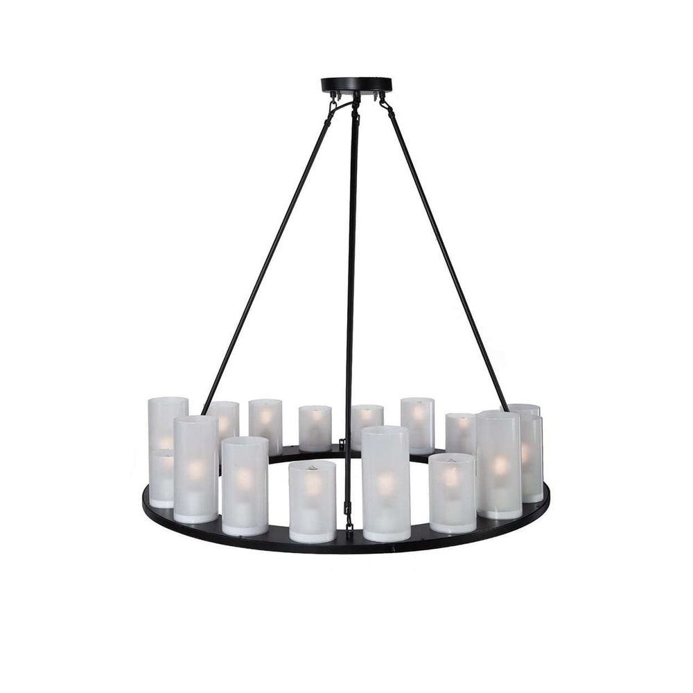 Modern Skyline Chandelier - Round