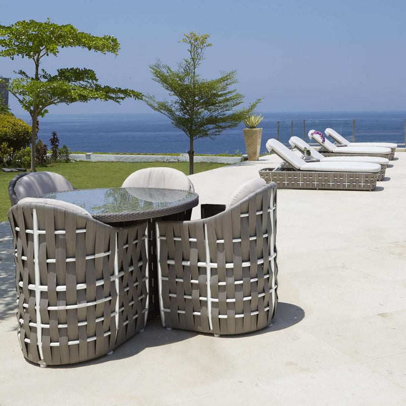 Strips Dining Armchair by Skyline-Skyline Design-SKYLINE-23210-Outdoor Dining Chairs-2-France and Son