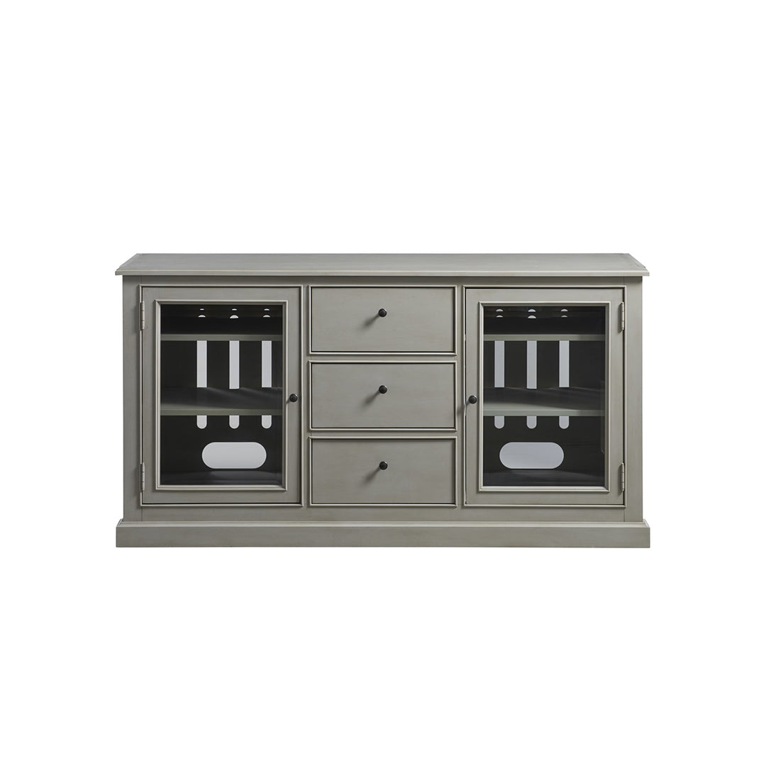 Summer Hill Collection - Home Entertainment Console-Universal Furniture-UNIV-986968-Media Storage / TV StandsDusk Grey-6-France and Son