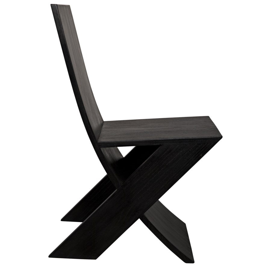 Tech Chair-Noir-NOIR-AE-08CHB-Dining Chairs-2-France and Son