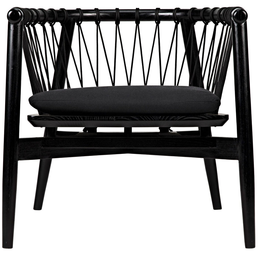 Hector Chair - Charcoal Black-Noir-NOIR-AE-124CHB-Lounge Chairs-3-France and Son