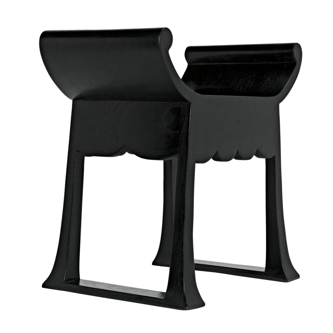 Wey Side Table - Charcoal Black-Noir-NOIR-AE-169CHB-Side Tables-4-France and Son