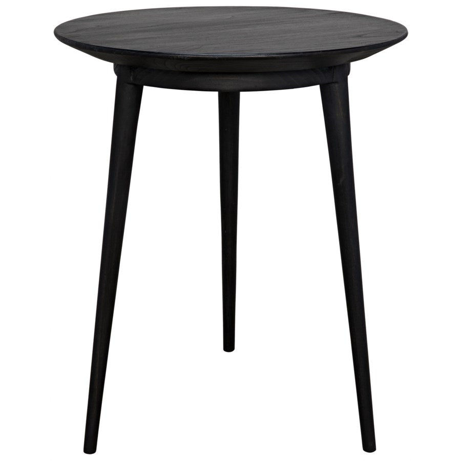 Tripod Side Table, Charcoal Black-Noir-NOIR-AE-19CHB-Side Tables-1-France and Son