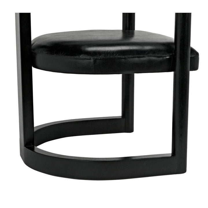 McCormick Chair - Charcoal Black-Noir-NOIR-AE-211CHB-Dining Chairs-4-France and Son