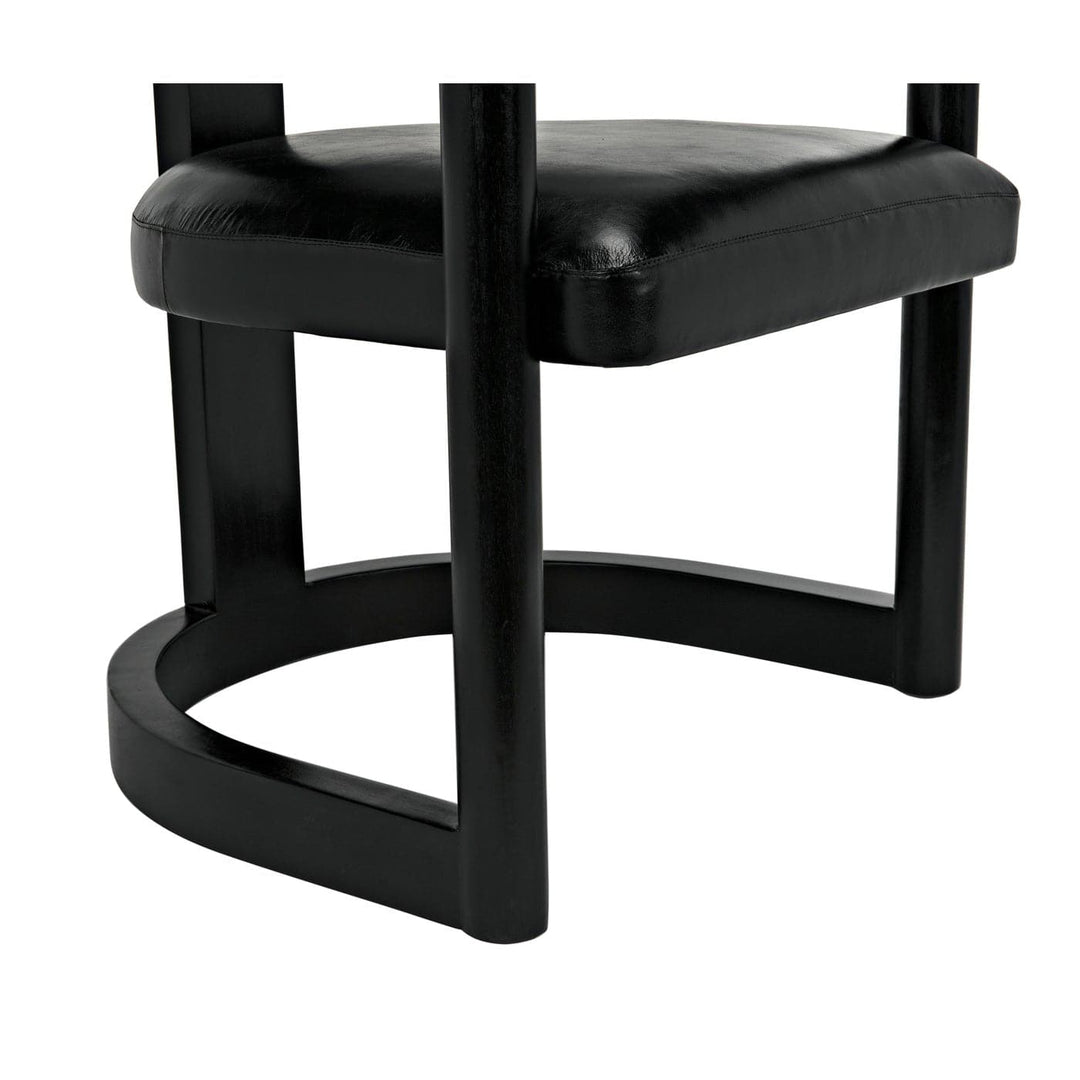 McCormick Chair - Charcoal Black-Noir-NOIR-AE-211CHB-Dining Chairs-5-France and Son