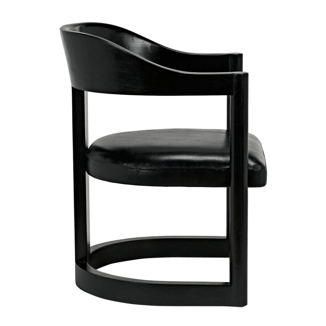 McCormick Chair - Charcoal Black-Noir-NOIR-AE-211CHB-Dining Chairs-3-France and Son