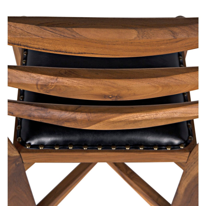Titus Chair - Teak-Noir-NOIR-AE-214T-Dining Chairs-5-France and Son