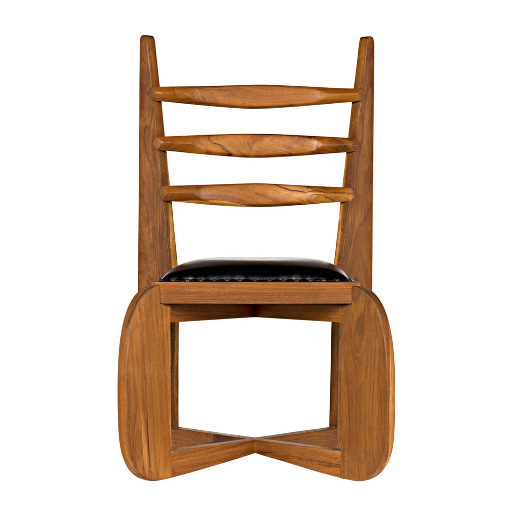 Titus Chair - Teak-Noir-NOIR-AE-214T-Dining Chairs-2-France and Son