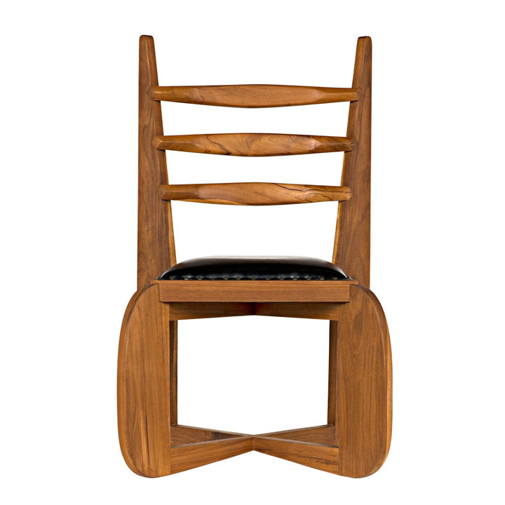 Titus Chair - Teak-Noir-NOIR-AE-214T-Dining Chairs-2-France and Son