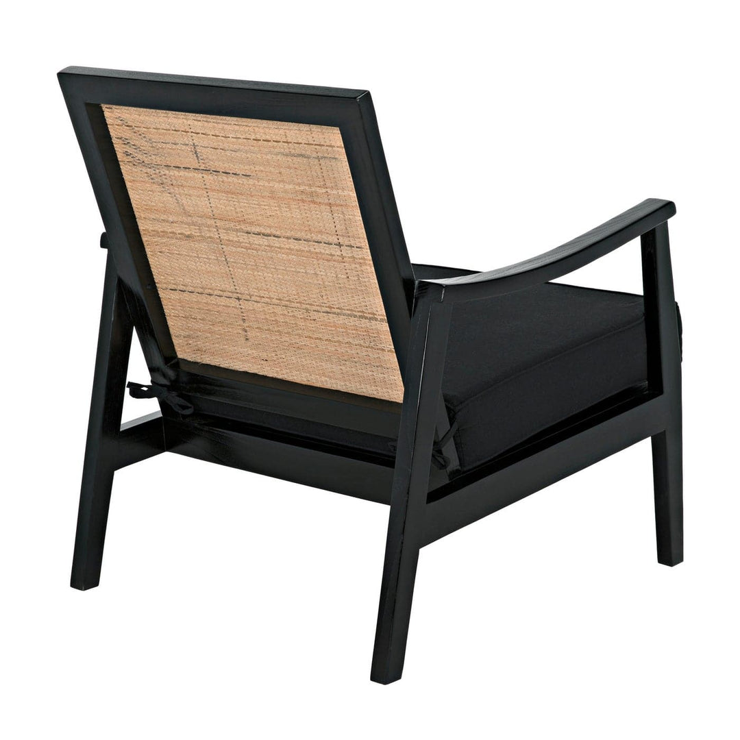 Lichtenstein Chair - Charcoal Black-Noir-NOIR-AE-215CHB-Lounge Chairs-4-France and Son