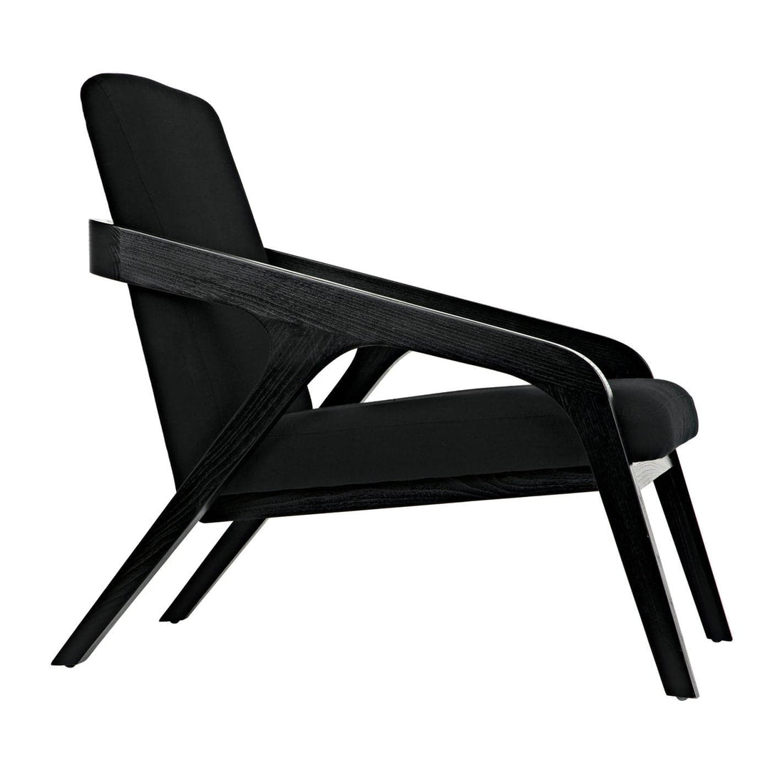 Lamar Chair - Charcoal Black-Noir-NOIR-AE-216CHB-Lounge Chairs-3-France and Son