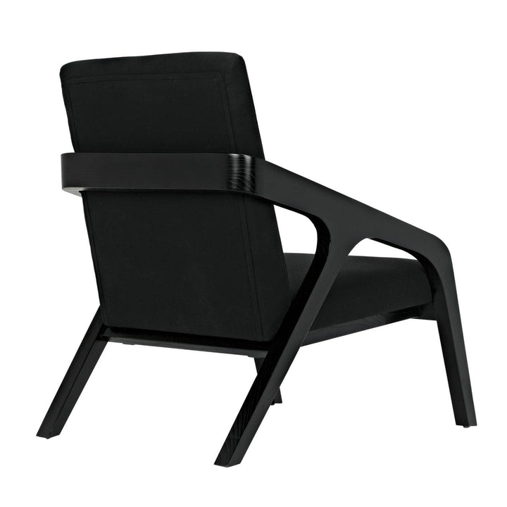 Lamar Chair - Charcoal Black-Noir-NOIR-AE-216CHB-Lounge Chairs-4-France and Son