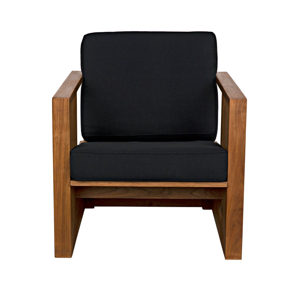 Ungaro Chair - Teak-Noir-NOIR-AE-219T-Lounge Chairs-2-France and Son