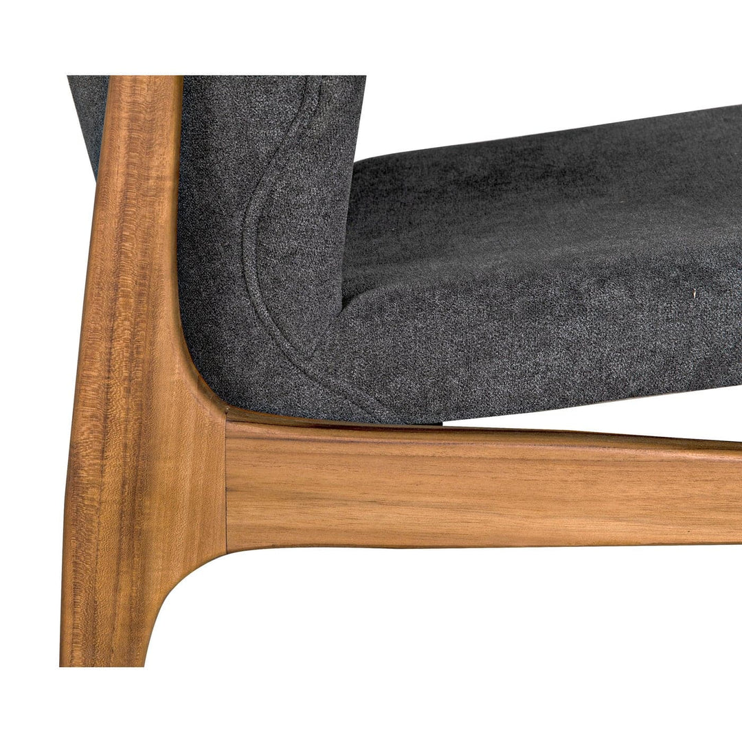Vittorio Chair-Noir-NOIR-AE-231G-Lounge ChairsGrey Fabric-4-France and Son