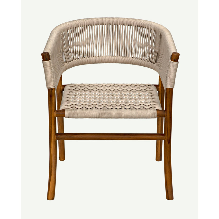 Conrad Chair, Teak with Woven Rope-Noir-NOIR-AE-237T-Lounge Chairs-1-France and Son