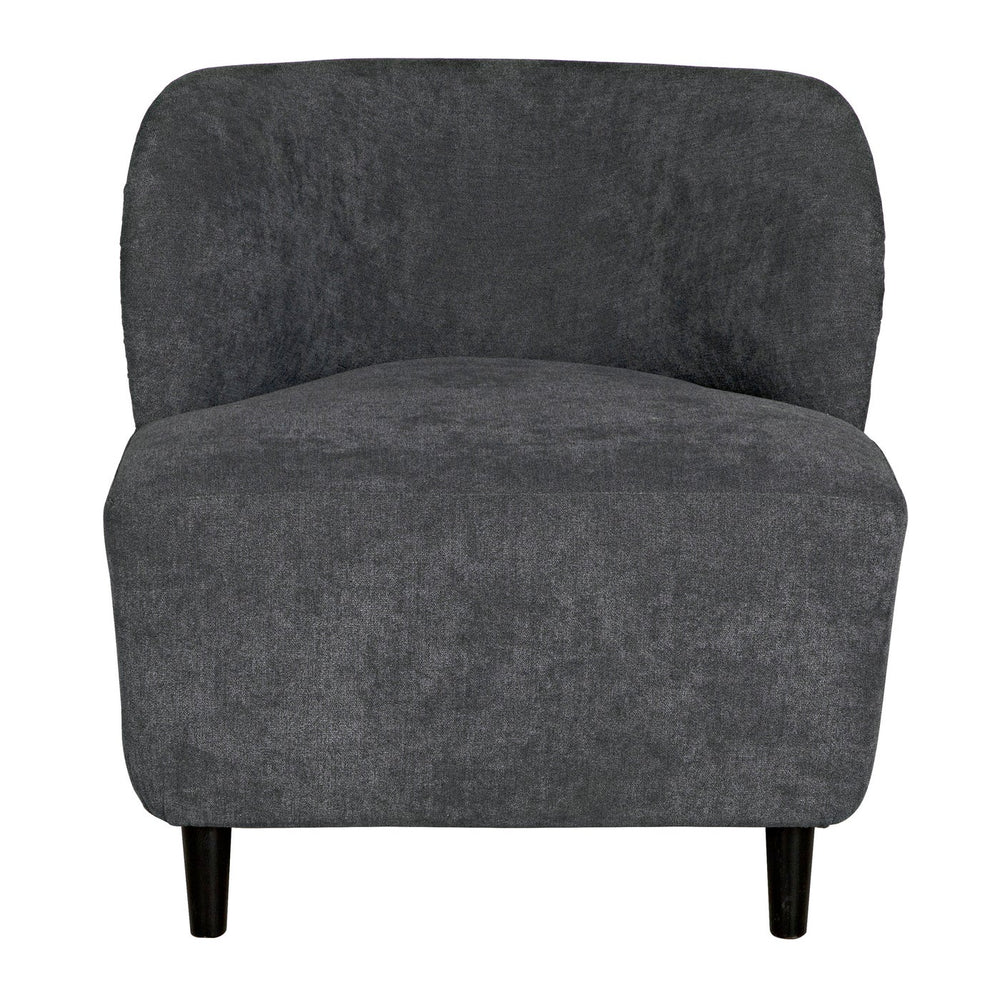 Laffont Chair-Noir-NOIR-AE-240G-1-Lounge ChairsCharcoal Black Legs-2-France and Son