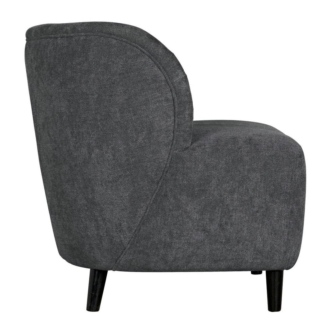 Laffont Chair-Noir-NOIR-AE-240G-1-Lounge ChairsCharcoal Black Legs-3-France and Son