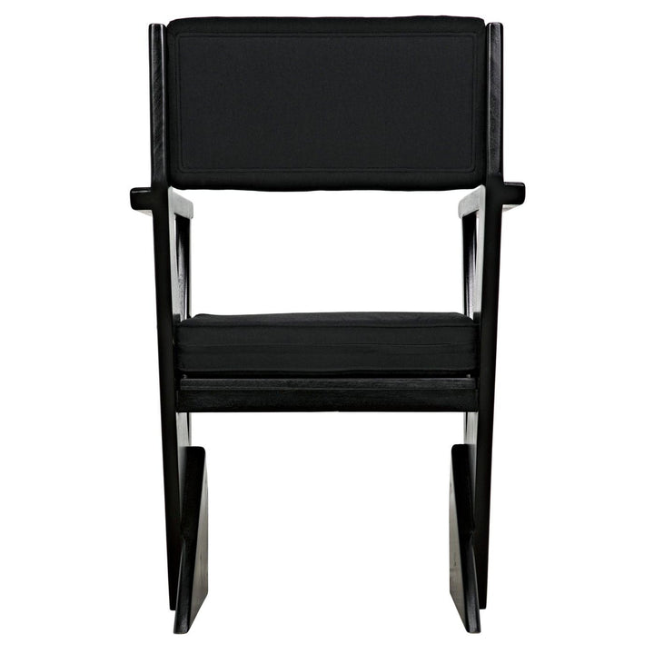 Madoc Arm Chair-Noir-NOIR-AE-256CHB-Dining Chairs-4-France and Son