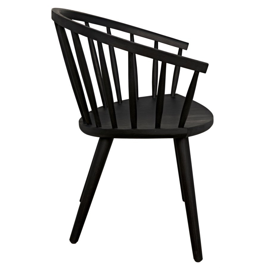 Pauline Chair-Noir-NOIR-AE-27CHB-Dining Chairs-4-France and Son