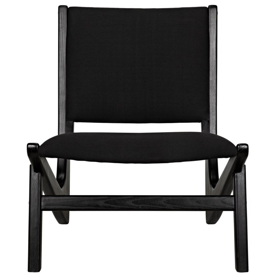 Boomerang Chair, Charcoal Black-Noir-NOIR-AE-40CHB-Lounge Chairs-2-France and Son