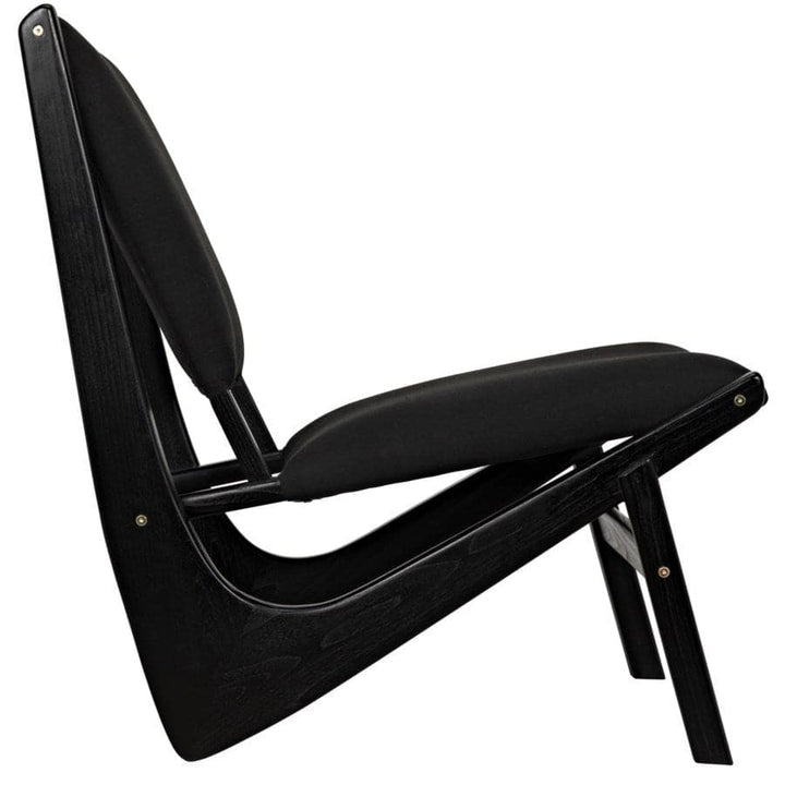 Boomerang Chair, Charcoal Black-Noir-NOIR-AE-40CHB-Lounge Chairs-5-France and Son