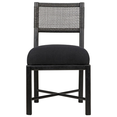 Lobos Chair, Charcoal Black-Noir-NOIR-AE-46CHB-Dining Chairs-2-France and Son