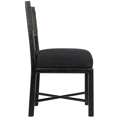 Lobos Chair, Charcoal Black-Noir-NOIR-AE-46CHB-Dining Chairs-4-France and Son