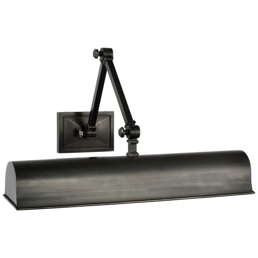 Janet 18" Double Library Light-Visual Comfort-VISUAL-AH 2339GM-Wall LightingGun Metal-2-France and Son