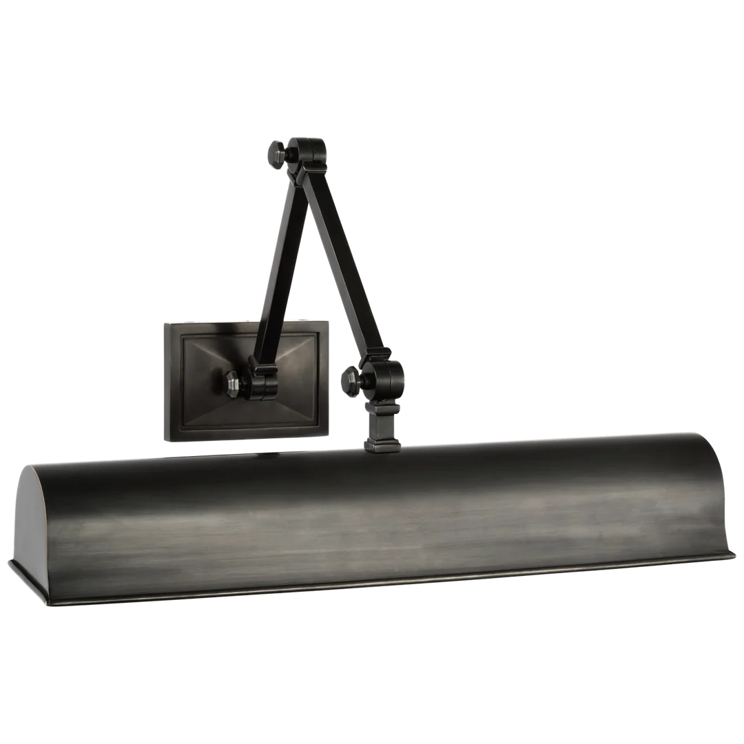 Janet 18" Double Library Light-Visual Comfort-VISUAL-AH 2339GM-Wall LightingGun Metal-2-France and Son