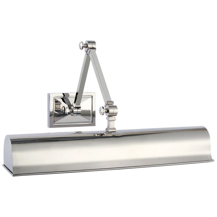 Janet 18" Double Library Light-Visual Comfort-VISUAL-AH 2339PN-Wall LightingPolished Nickel-4-France and Son