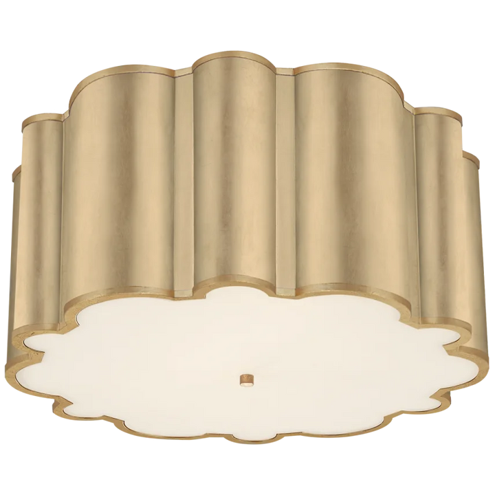 Mala Grande Flush Mount-Visual Comfort-VISUAL-AH 4021G-FA-Flush MountsGild-Frosted Arcylic-5-France and Son