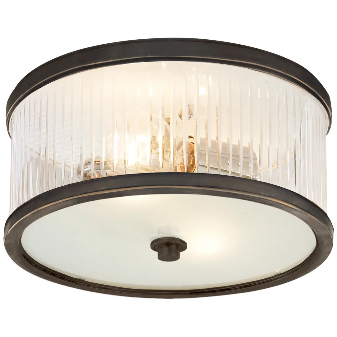 Rudolph Small Flush Mount-Visual Comfort-VISUAL-AH 4200BZ-FG-Flush MountsBronze-2-France and Son