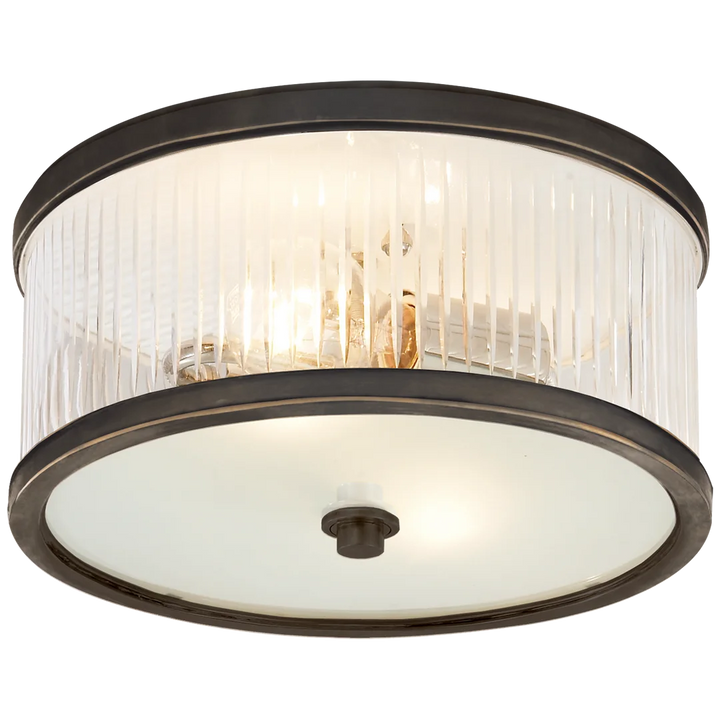 Rudolph Small Flush Mount-Visual Comfort-VISUAL-AH 4200BZ-FG-Flush MountsBronze-2-France and Son