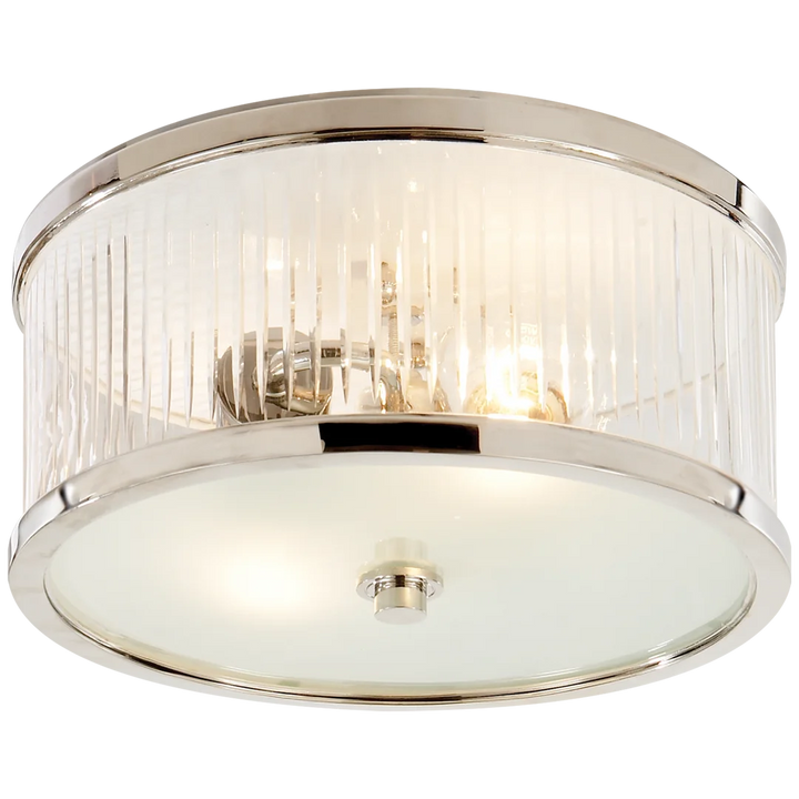 Rudolph Small Flush Mount-Visual Comfort-VISUAL-AH 4200PN-FG-Flush MountsPolished Nickel-4-France and Son