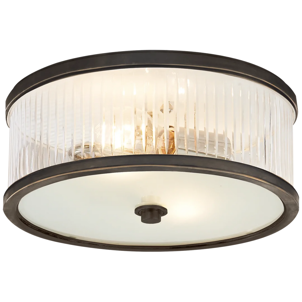 Rudolph Large Flush Mount-Visual Comfort-VISUAL-AH 4201BZ-FG-Flush MountsBronze-2-France and Son