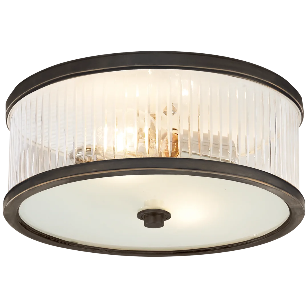 Rudolph Large Flush Mount-Visual Comfort-VISUAL-AH 4201BZ-FG-Flush MountsBronze-2-France and Son