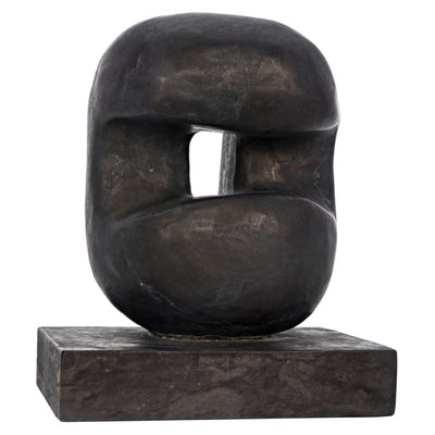 Juno Sculpture, Black Marble-Noir-NOIR-AM-240BM-Decor-1-France and Son