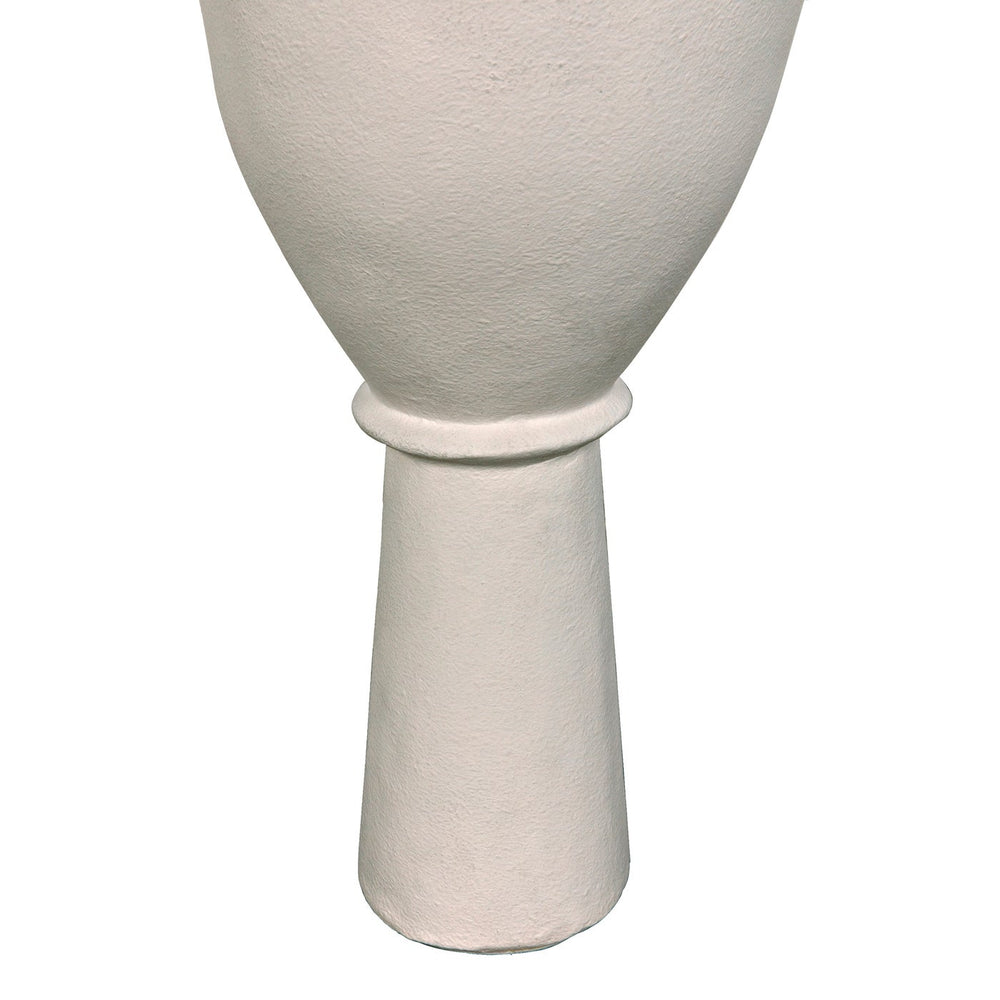 Vase - White Fiber Cement-Noir-NOIR-AR-68WFC-Vases-2-France and Son