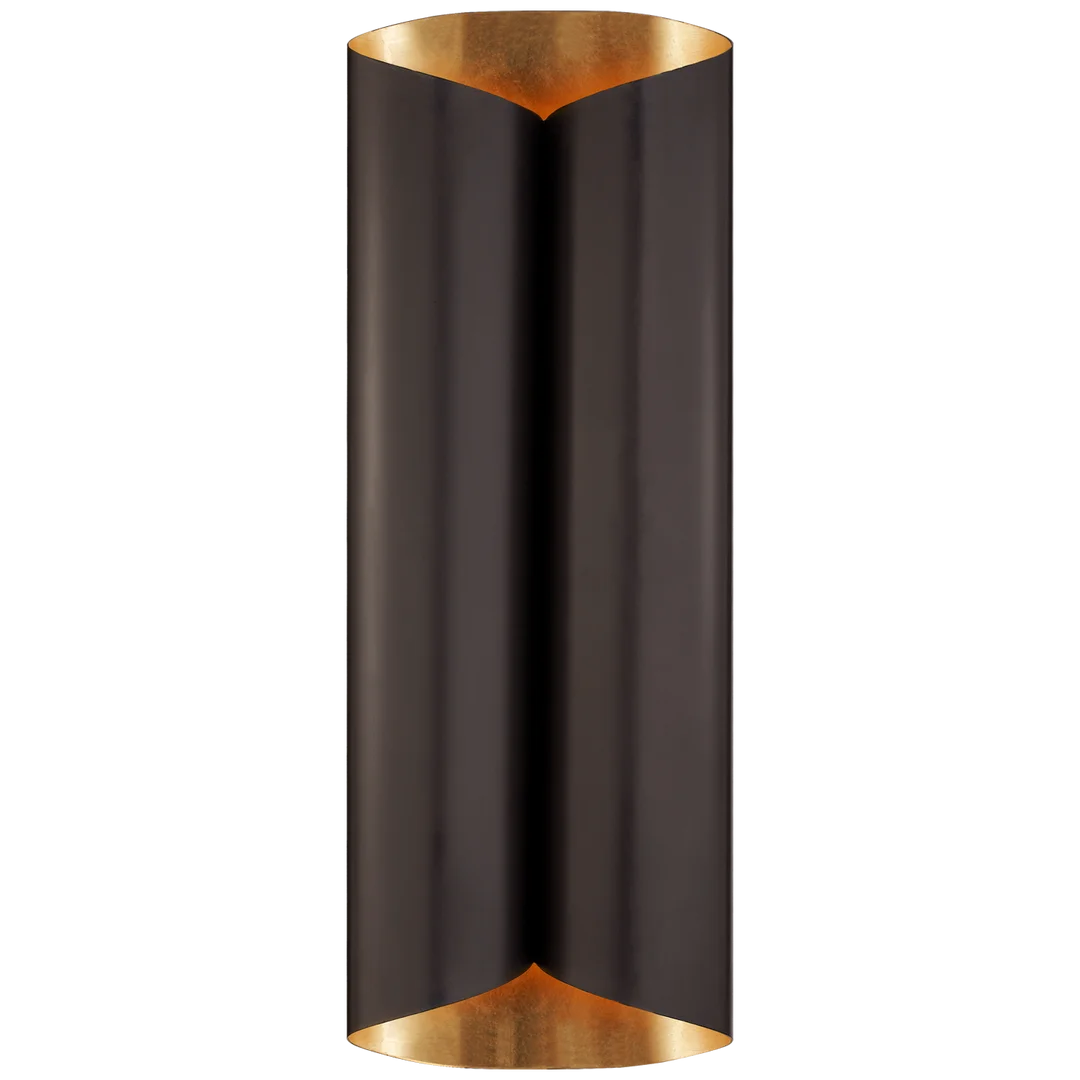 Selfloss Large Sconce-Visual Comfort-VISUAL-ARN 2037BZ/G-Wall LightingBronze and Gild-2-France and Son